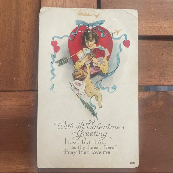 Vintage 1909 and 1924 Postcards with Stamps - Picture 5 of 5